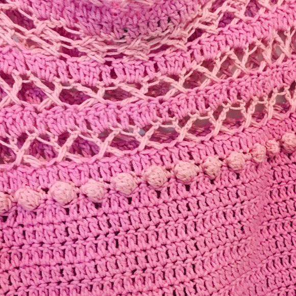 #102 Knits by Kris Handknit cotton sweater - Picture 3 of 5